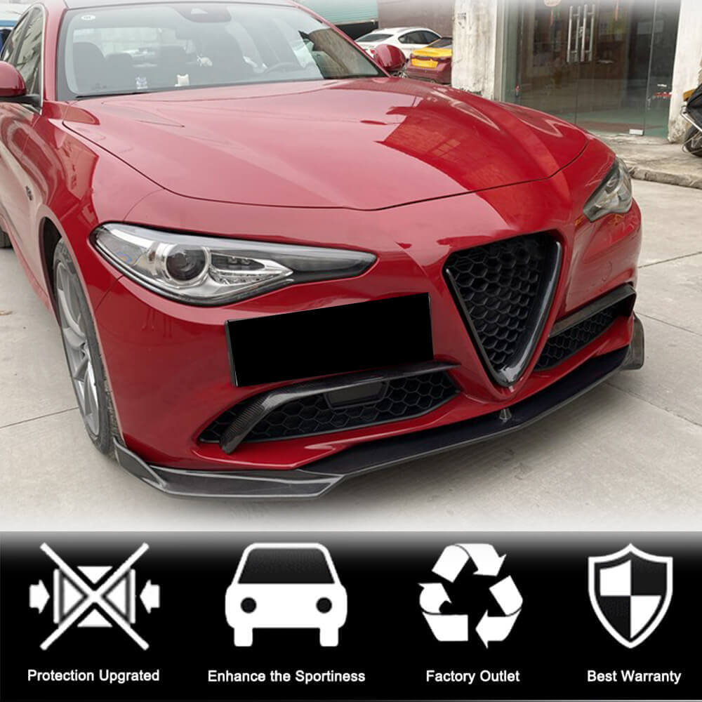 Fog light covers (for Base, Carbon) for Alfa Romeo Giulia 2016-2022 - image 4
