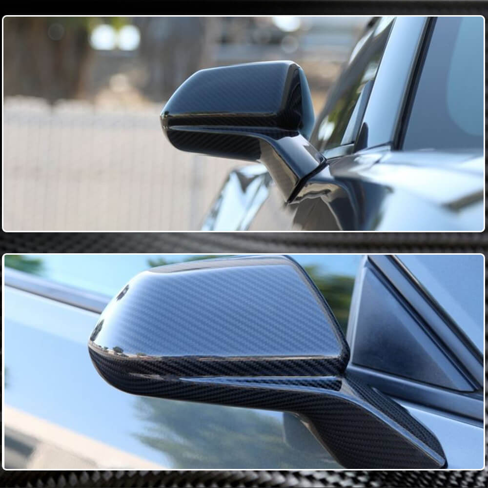 Mirror covers (2015-2019, Carbon) for Chevrolet Camaro 2015 - image 4