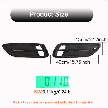 Covers on the hood (Carbon) for Kia Stinger - image 4