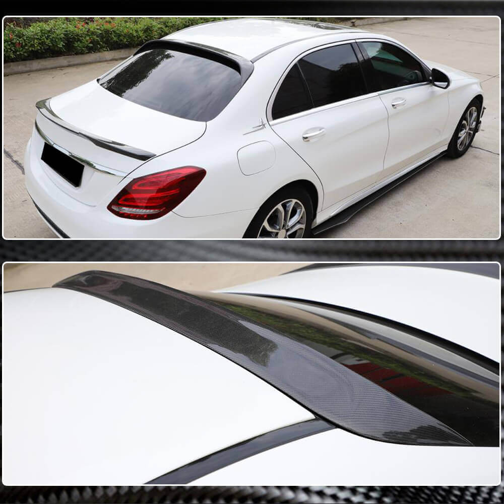 Visor Trim (for SD 2015-2019, Carbon) for Mercedes C-сlass W205 2014-2021 - image 4