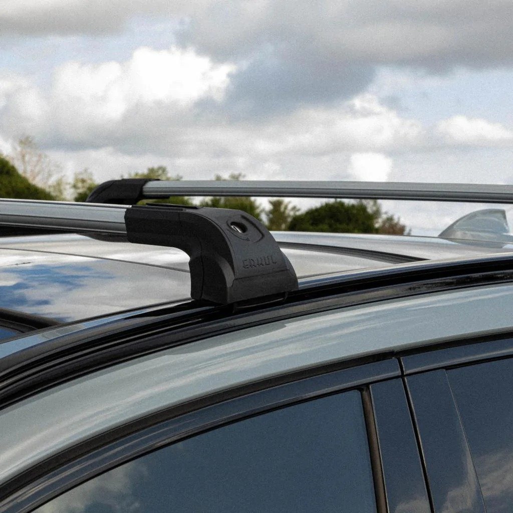 Roof Rack Cross Bars for Integrated Roof Rails Strong V2 120 cm (2 pcs) for Buick Enclave 2007-2012 - image 4