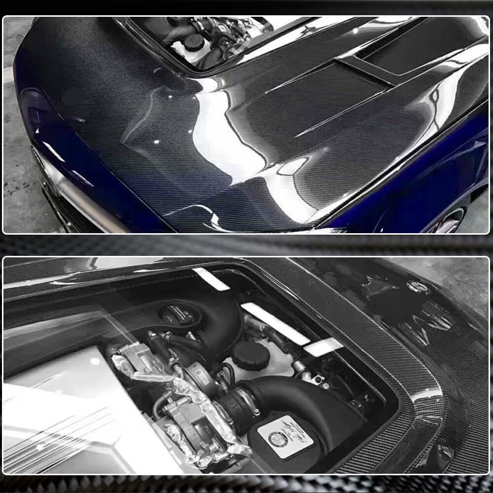 Hood V2 (Carbon) for Mercedes C-сlass W205 2014-2021 - image 4