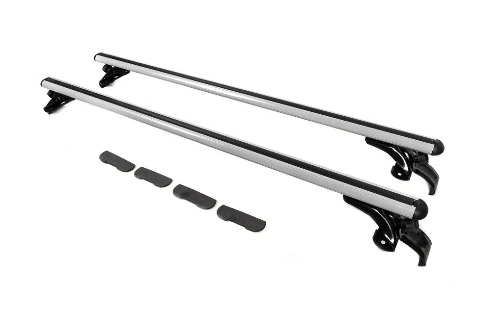 Roof rack for smooth roof Oluksuz V4 (chrome, pair) for Alfa Romeo 147 2000-2010 - image 4