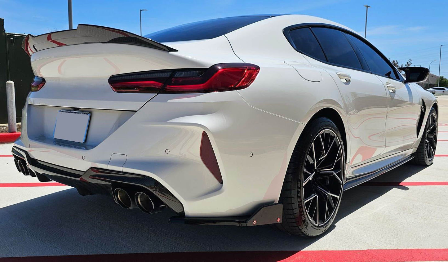 Front Bumper Lip Side Skirts Extension Rear Diffuser Dry Carbon Fiber (for F93) for BMW 8 series G14/G15/G16 - image 4