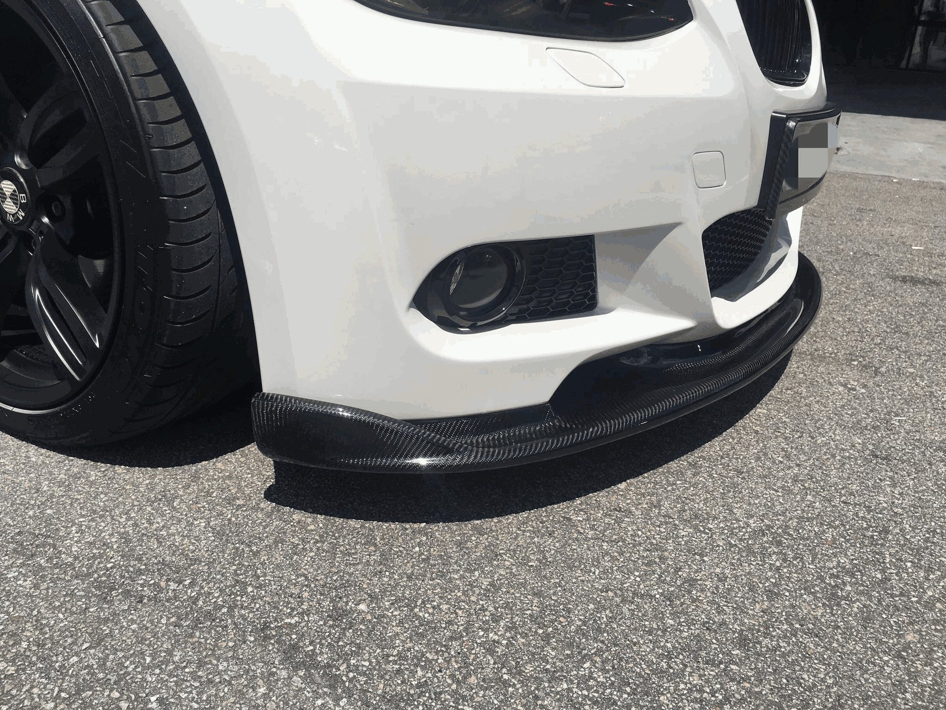 Front Bumper Lip Carbon Fiber V4 (for M3) for BMW 3 series E-90/91/92/93 2005-2011 - image 4