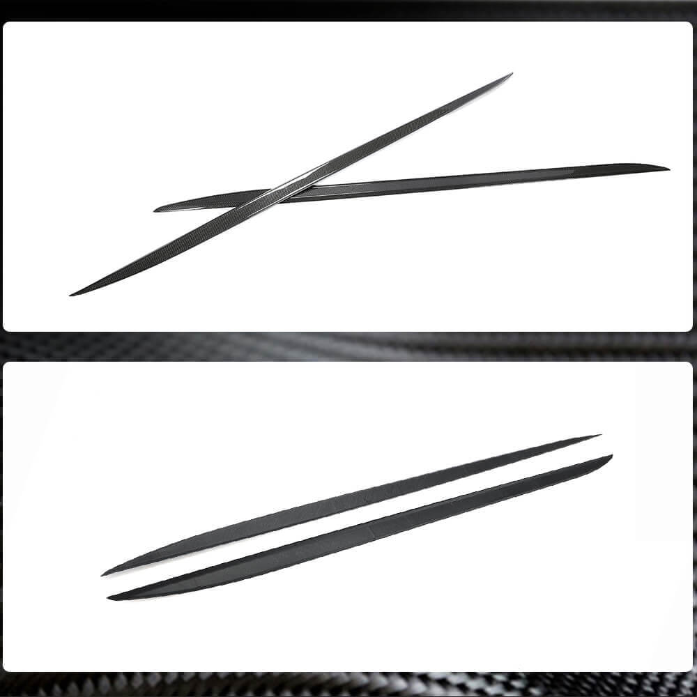 Side Skirt Extensions V2 (for G22/G23 M-Sport, Carbon) for BMW 4 Series G22/23/26 2020- - image 4