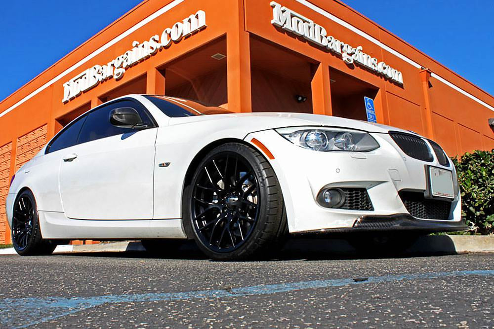 Front Bumper Lip RK-Style (for 2010-2012 M-Sport, Carbon) for BMW 3 Series E92/E93 2006–2013 - image 5