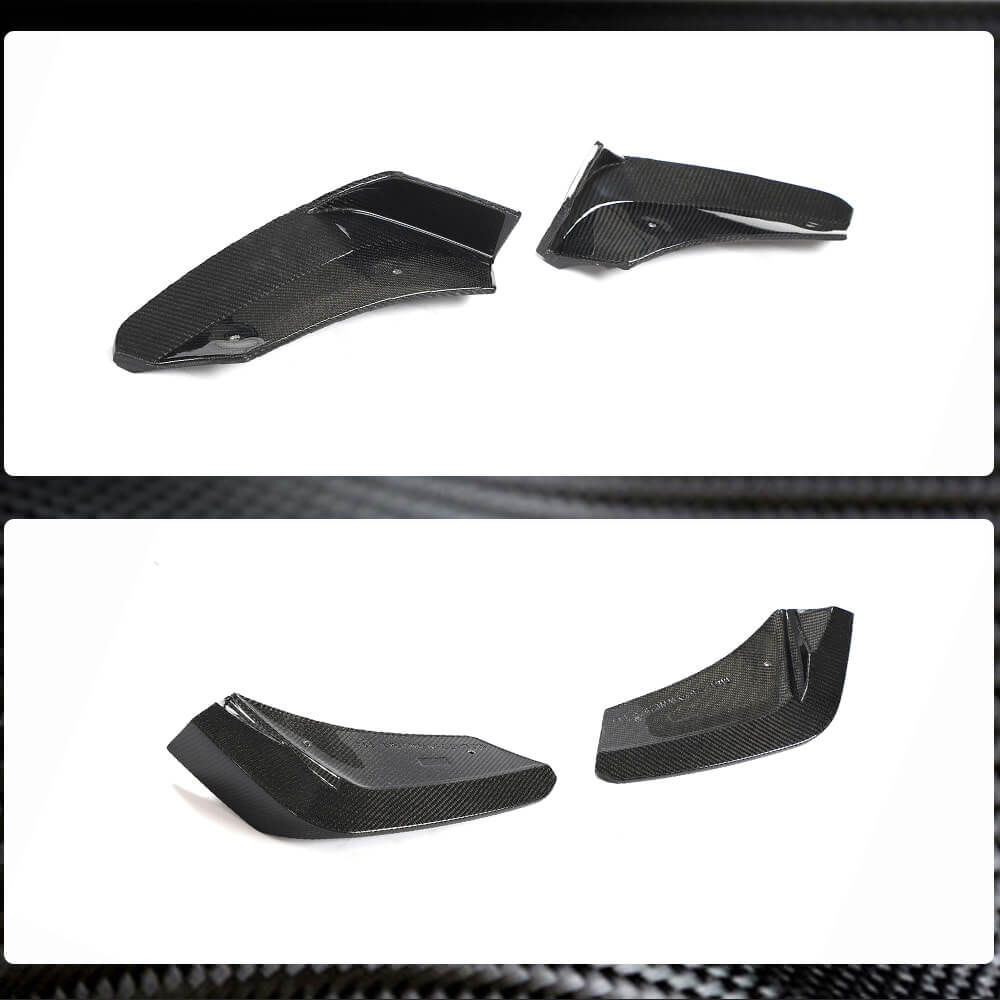 Rear bumper cover (2019-2022, Carbon) for Chevrolet Corvette C8 2019- - image 4