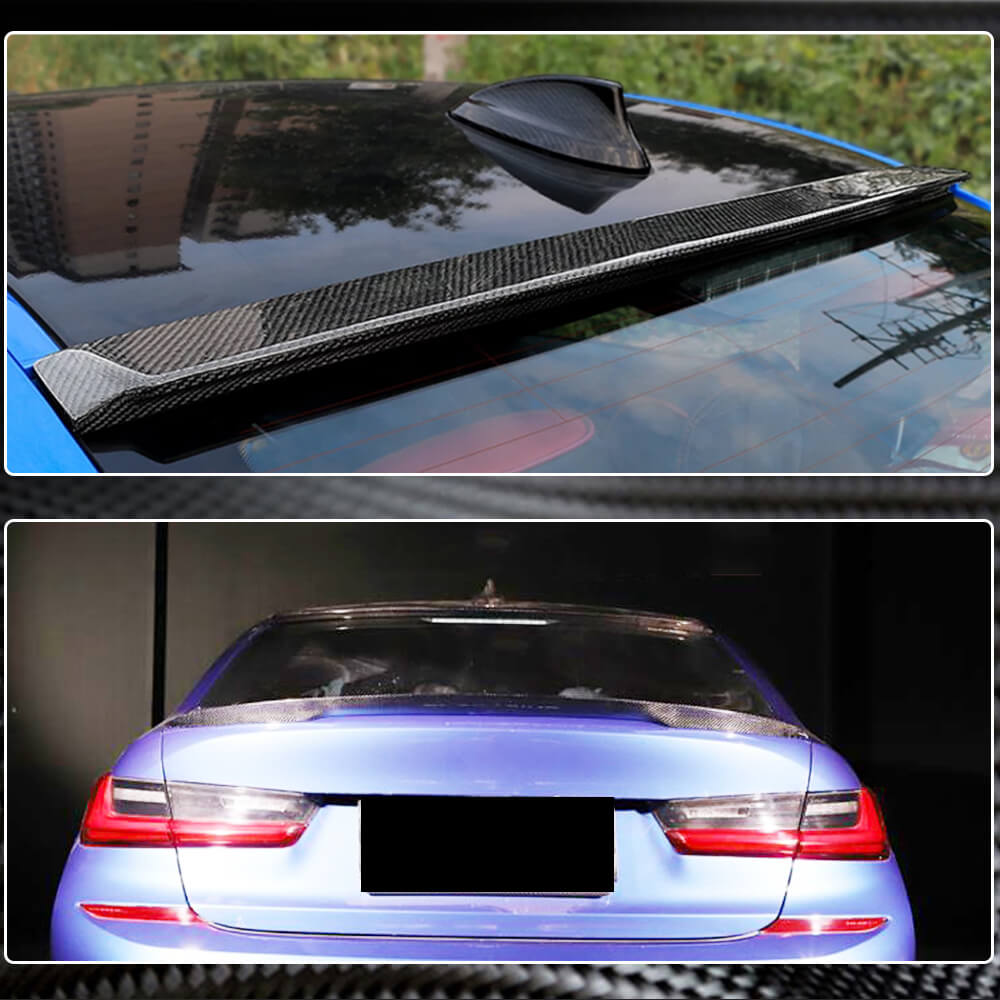 Rear Window Spoiler Visor (for G20, Carbon) for BMW 3 Series G20/G21 2018- - image 4