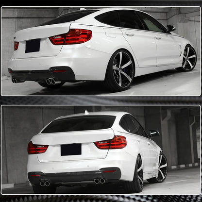 Rear Bumper Diffuser Carbon Fiber V3 (for F34 M-Sport) for BMW 3 series F-30/31/34 2012-2019 - image 4