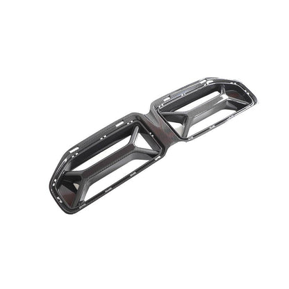 Grille Kidney Inserts (for G87, Carbon) for BMW 2 Series G42 2021- - image 4