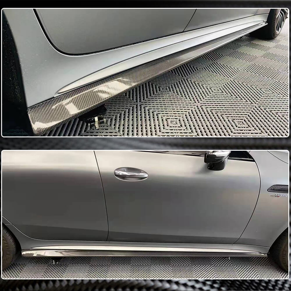 Side Skirts (for GT50/GT63 2018-2022, Carbon) for Mercedes AMG GT 4 X290 2018- - image 4