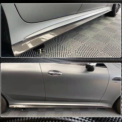 Side Skirts (for GT50/GT63 2018-2022, Carbon) for Mercedes AMG GT 4 X290 2018- - image 4