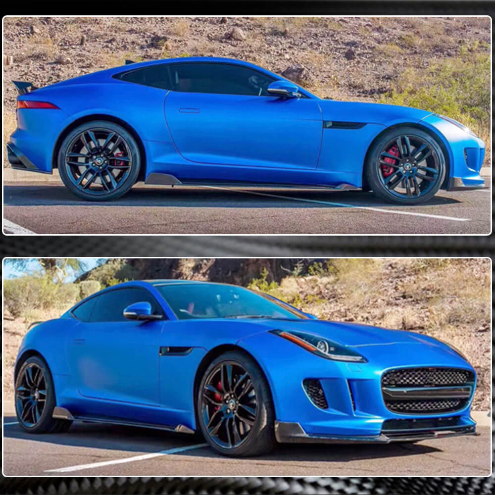 Side sills (2013-2016, Carbon) for Jaguar F-Type - image 4