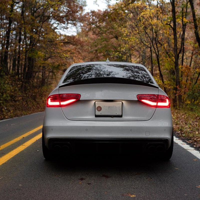 Rear Spoiler (for S4 2013-2016, Carbon) for Audi A4 B8 2007-2015 - image 4