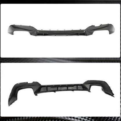 Rear Bumper Diffuser Carbon Fiber V4 (2019-2021, M-Sport) for BMW 3 series G20/21 2018- - image 4