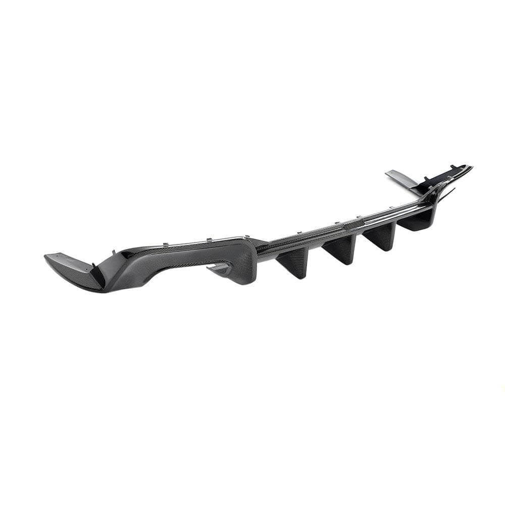 Rear bumper diffuser V2 (for S-Line 2021-2025, Carbon) for Audi A5 2016-2025 - image 4