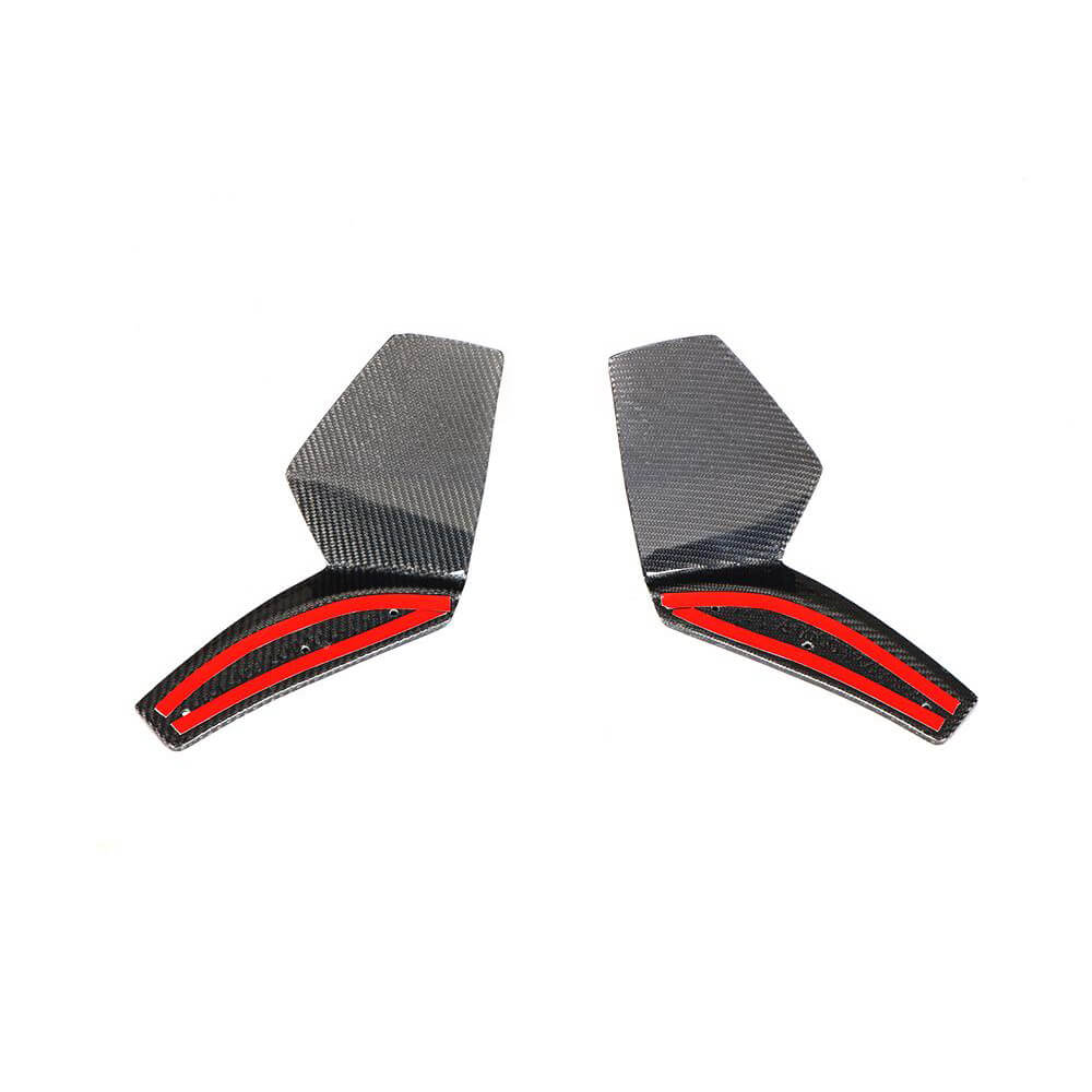 Front Bumper Flaps (2018-2022, Real Carbon) for BMW X5 G05 2019- - image 4