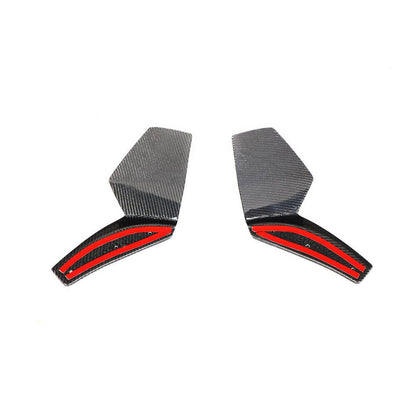 Front Bumper Flaps (2018-2022, Real Carbon) for BMW X5 G05 2019- - image 4