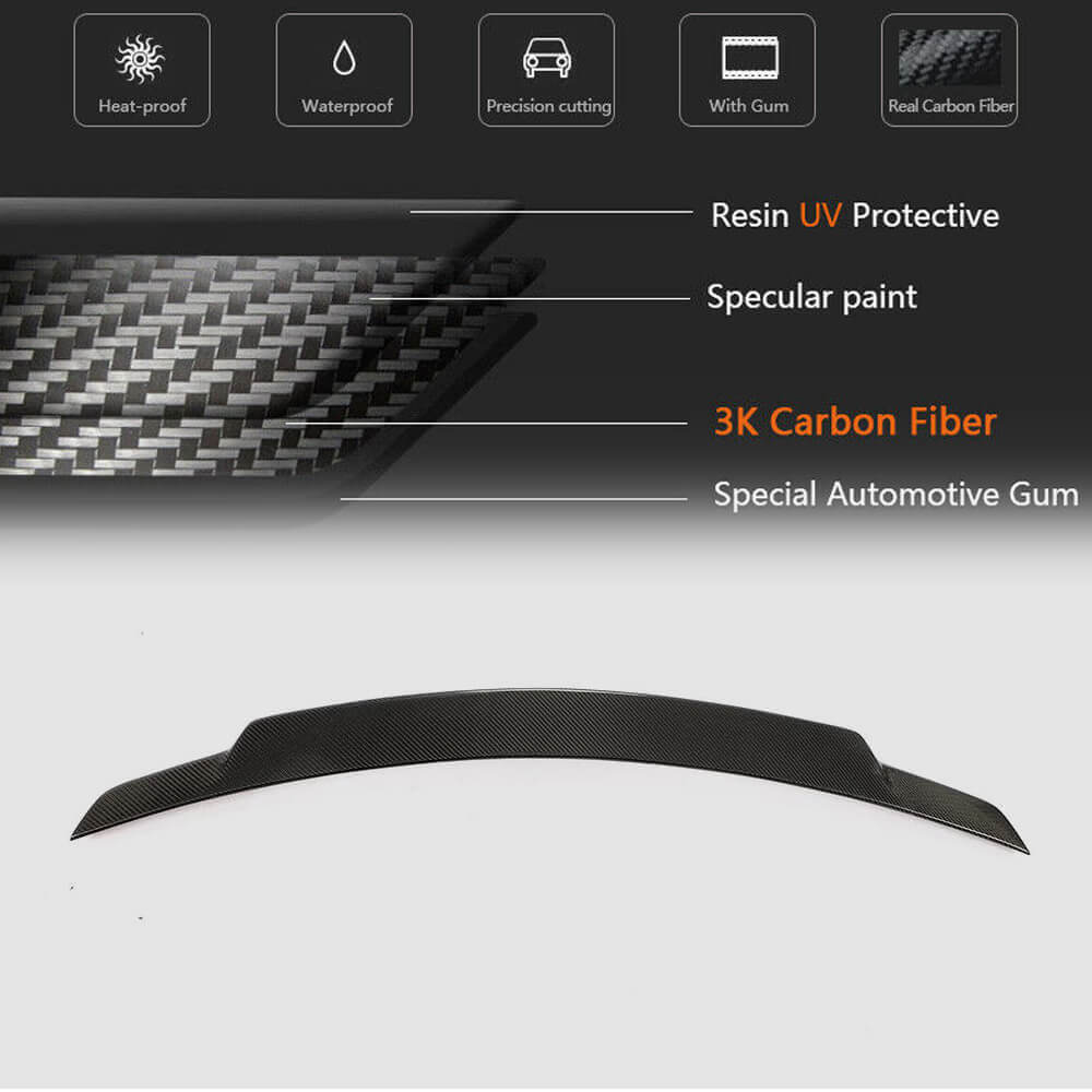 Spoiler V2 (Carbon) for Mercedes S-сlass W222 2013-2020 - image 4