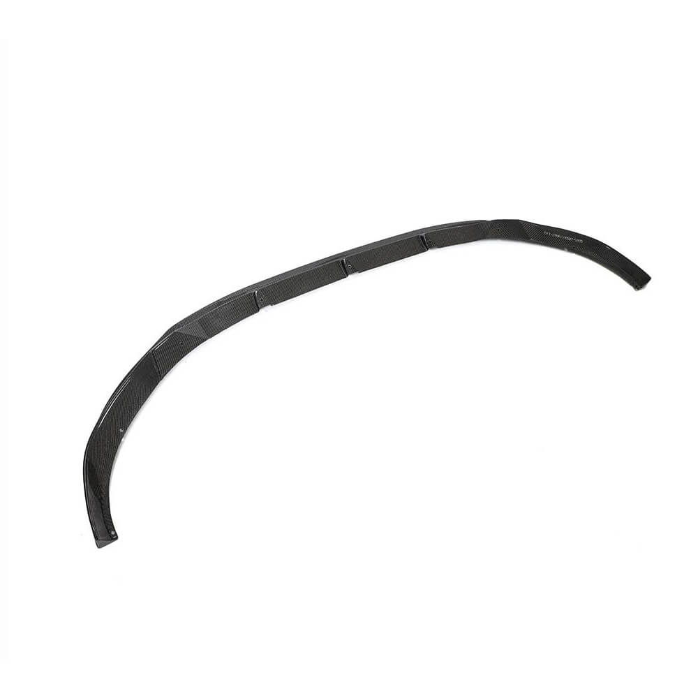 Front bumper lip Lip V6 (for S-Line Sedan 2015-2019, Carbon) for Audi A4 B9 2015-2024 - image 4