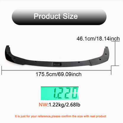 Front Bumper Lip V1 for M-Sport 2022+ Carbon for BMW 3 Series G20/G21 2018- - image 4