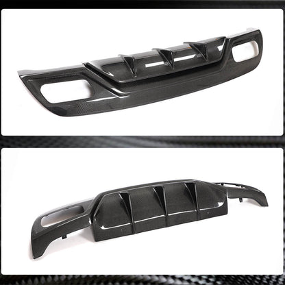 Rear bumper diffuser V2 (for AMG-Line / A45 AMG HB) for Mercedes A-class W176 2012-2018 - image 4