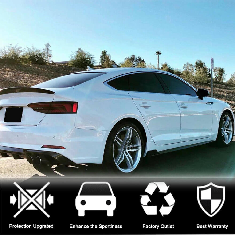 Side sills 2016-2020 V2 (for Sportback, Carbon) for Audi A5 2016-2025 - image 4