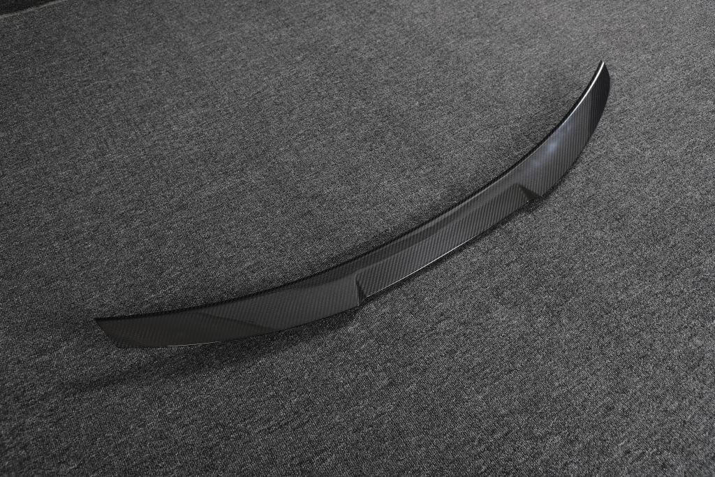 Rear Trunk Spoiler Dry Carbon Fiber V10 (Coupe) for BMW 4 series F-32 2012-2020 - image 4
