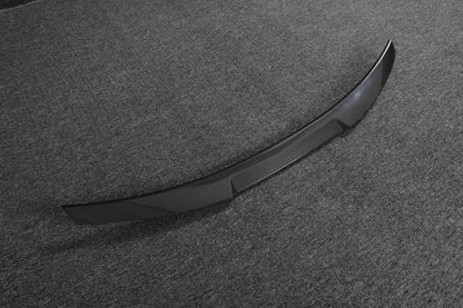 Rear Trunk Spoiler Dry Carbon Fiber V10 (Coupe) for BMW 4 series F-32 2012-2020 - image 4