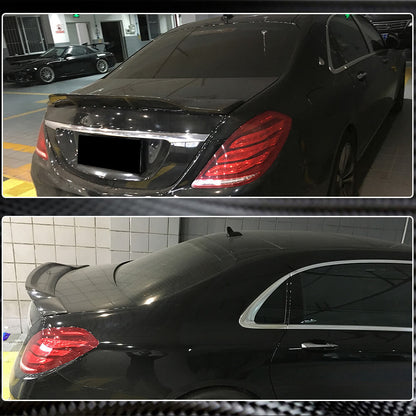 Spoiler V3 (Carbon) for Mercedes S-сlass W222 2013-2022 - image 4