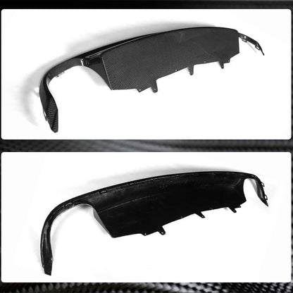 Rear Bumper Diffuser Carbon (for Base 2011-2014) for Audi A6 C7 2011-2017 - image 4
