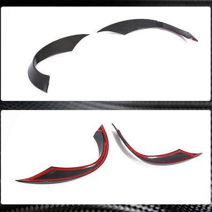 Carbon Front Bumper Covers (for Base 2016-2020) for Mercedes SLK R172 2011-2016 - image 4