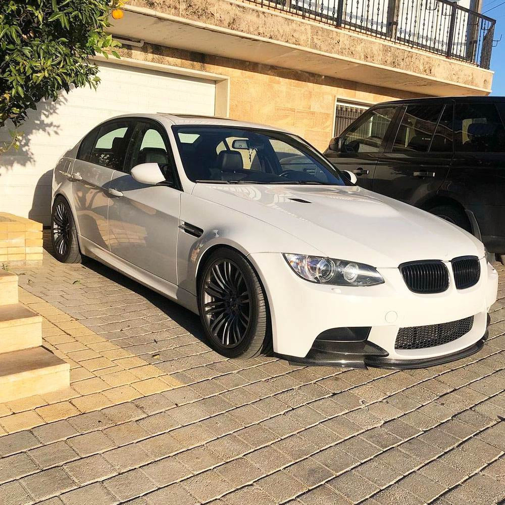 Front Bumper Flap Extensions Carbon (for M3, Carbon) for BMW 3 Series E92/E93 2006–2013 - image 4