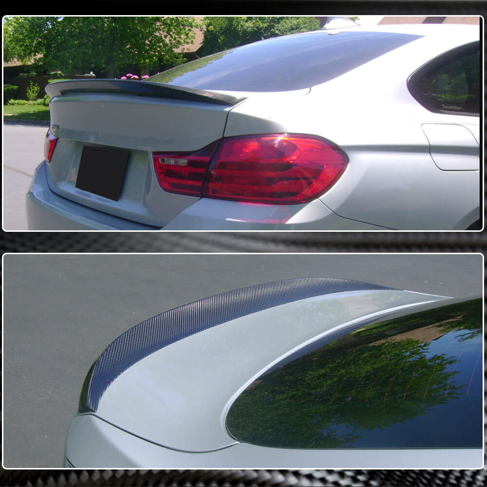 Rear Trunk Spoiler Carbon Fiber V1 (for F36) for BMW 4 series F-32 2012-2020 - image 4