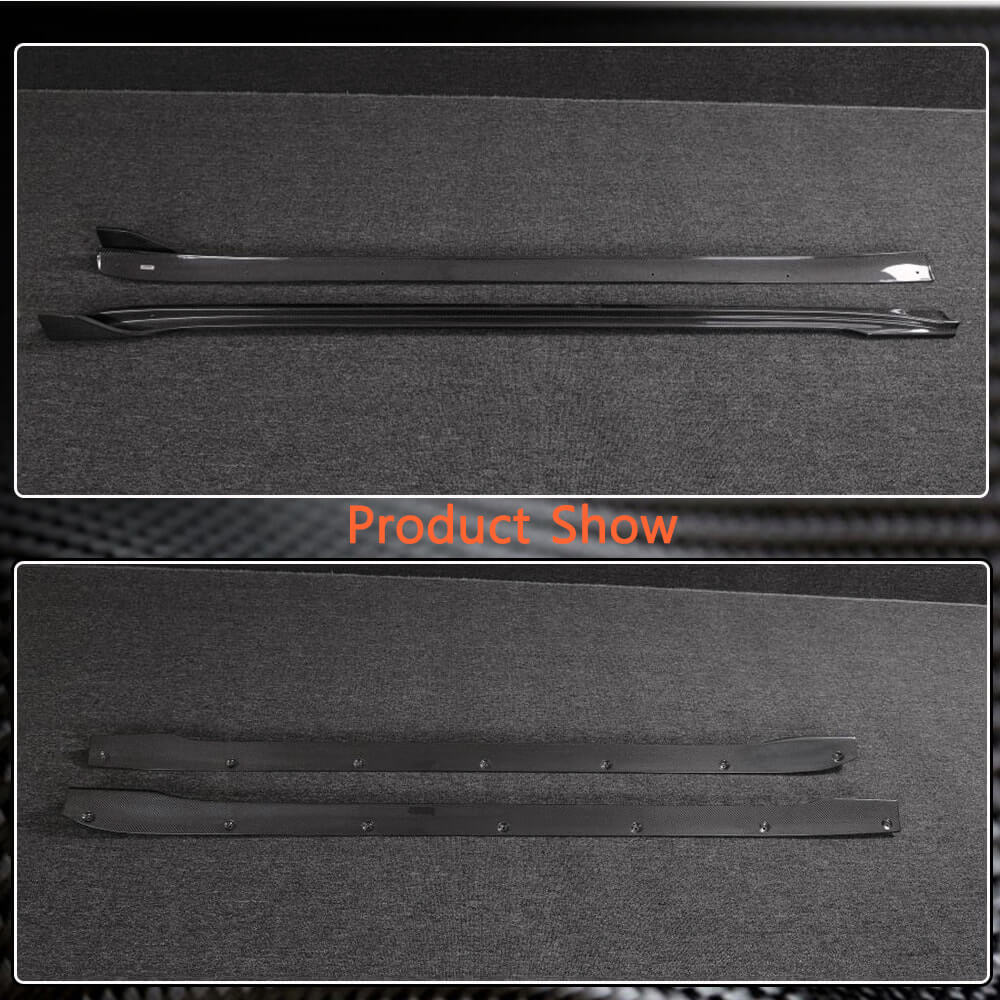 Side Skirts Carbon Fiber V3 (2016-2022) for Tesla Model 3 - image 4