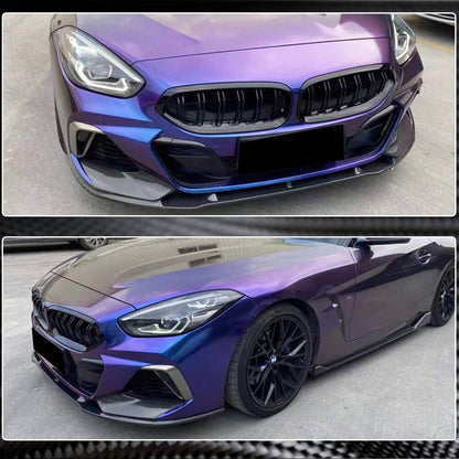 Front Bumper Lip Carbon Fiber V6 (M-Sport) for BMW Z4 (G29) 2018- - image 4