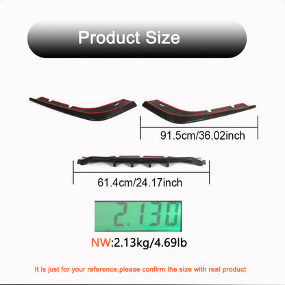 Rear bumper diffuser (Carbon) for Kia Stinger - image 4