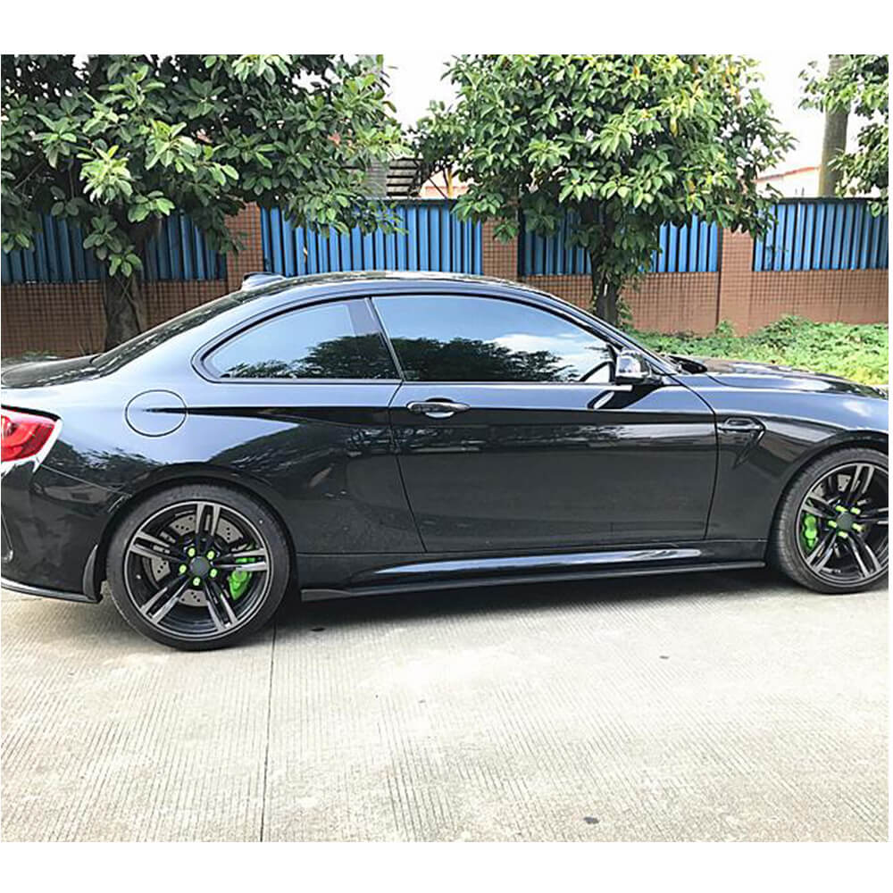 Side Skirt Extensions V2 (for F87, Carbon) for BMW 2 Series F22/F23 2014-2021 - image 4