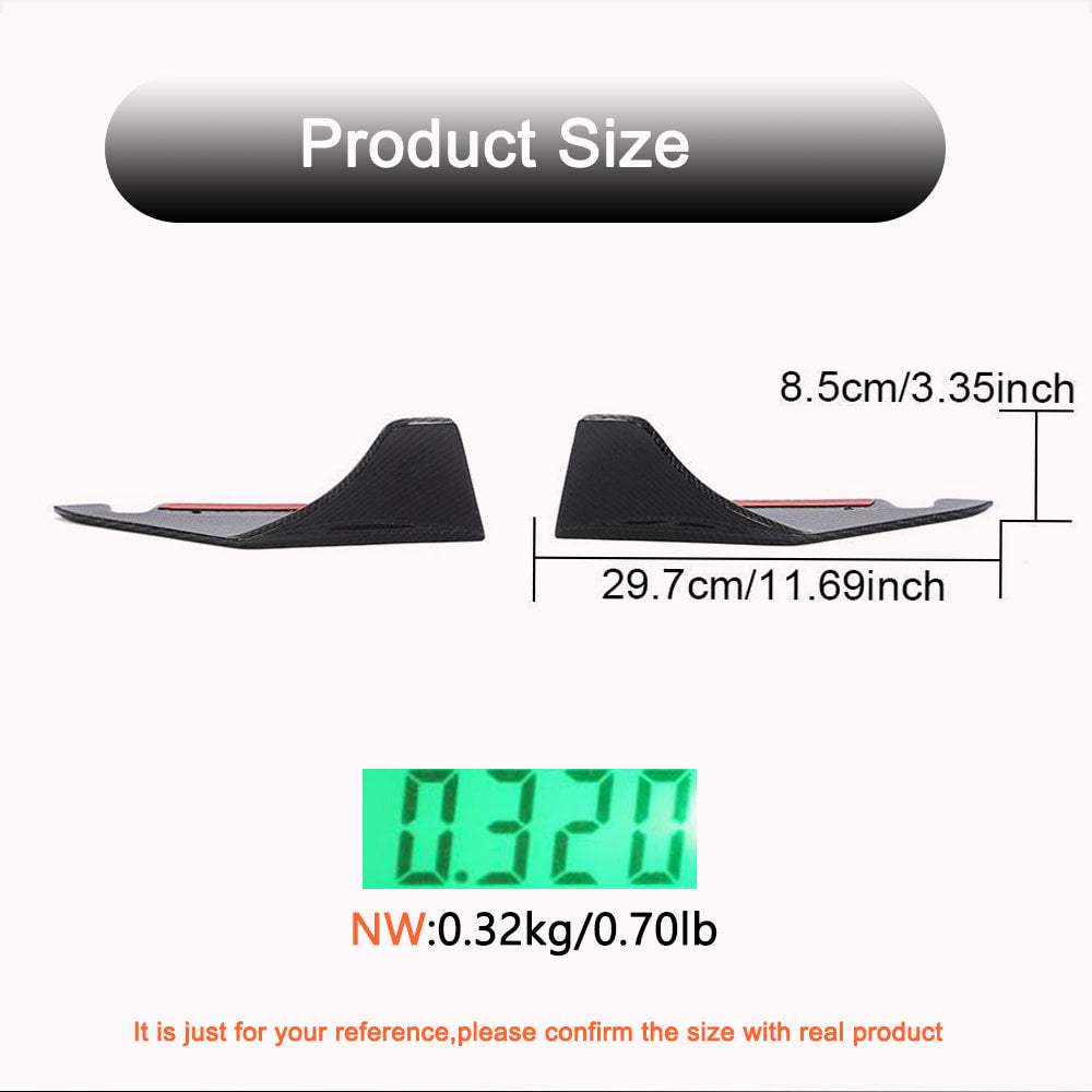 Covers on the rear bumper V1 (Carbon) for Subaru BRZ 2021- - image 4