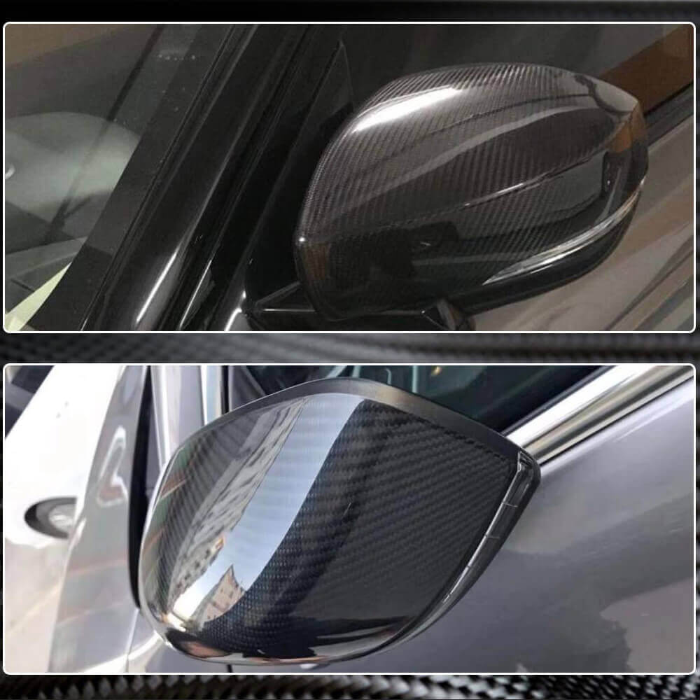 Mirror Covers (2013-2017, Carbon) for Maserati Quattroporte 2013-2023 - image 4