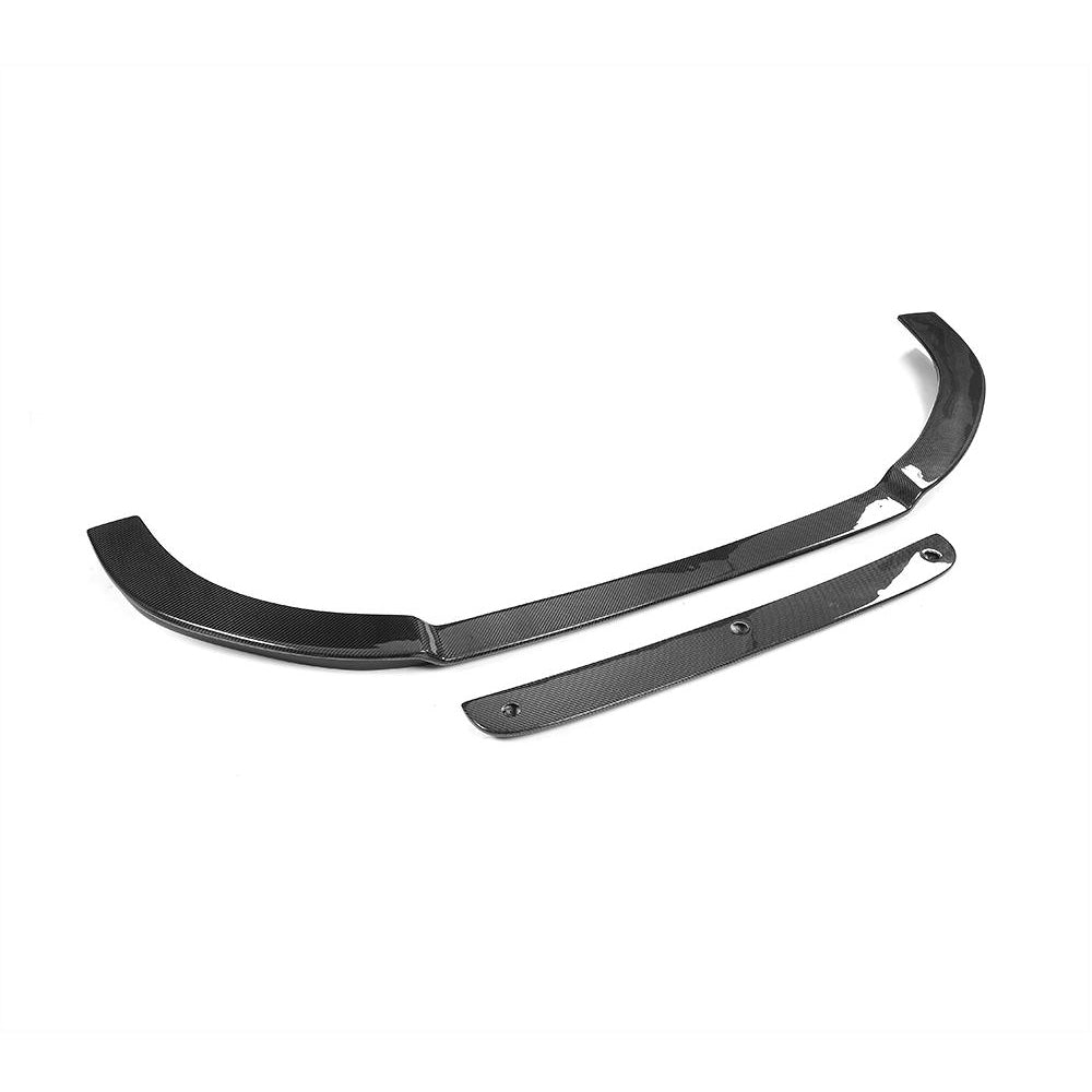 Front Bumper Lip Spoiler (for R/R-Line 2012-2017, Carbon) for Volkswagen Golf 7/E-Golf 2012-2020 - image 4