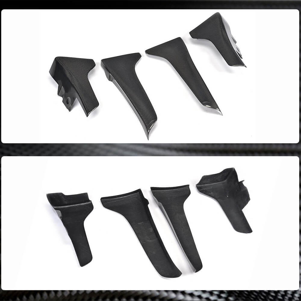 Mud Flaps (for Q50 Base/Sport 2014-2017, Carbon) for Infiniti Q50/Q60 2013-2024 - image 4