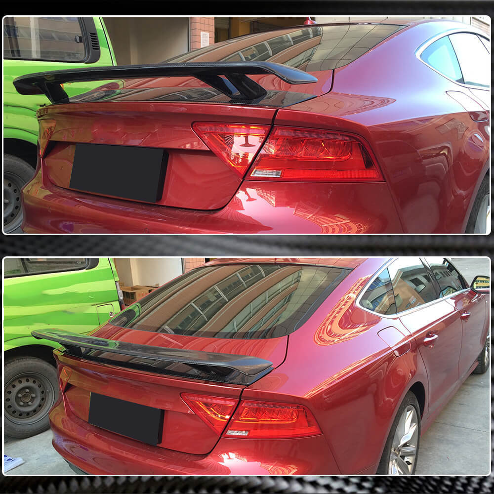 Spoiler V1 (Carbon) for Audi A7 2010-2018 - image 4