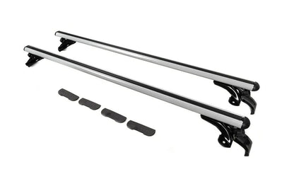 Roof rack for smooth roof Oluksuz V4 (chrome, pair) for Daewoo Nubira 1997-1999 - image 4