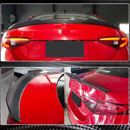 Spoiler V4 (Carbon) for Alfa Romeo Giulia 2016-2022 - image 4