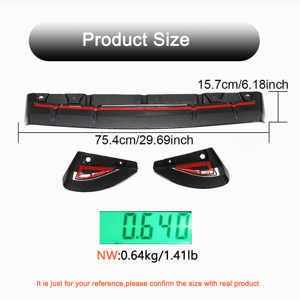 Rear Bumper Diffuser V2 (2021-2023, Carbon) for Subaru BRZ 2021- - image 4