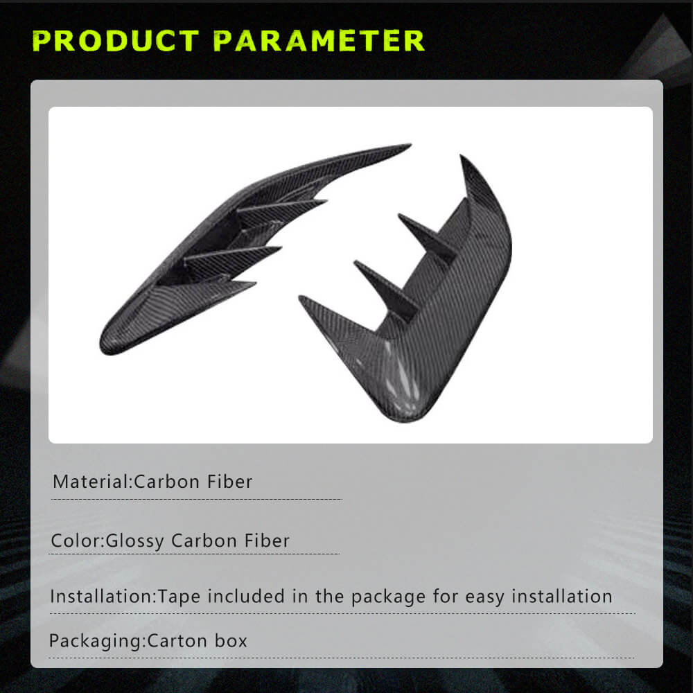 Covers on the rear bumper (Carbon) for Lexus RX 2022↗ - image 4