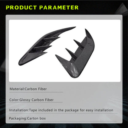Covers on the rear bumper (Carbon) for Lexus RX 2022↗ - image 4