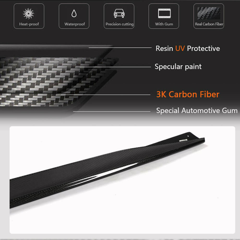 Side Skirts Carbon Fiber (for G26 M-Sport) for BMW 4 series G22/23/26 2020- - image 4
